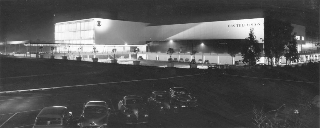 TVC LA 1952 Studio Building black and white