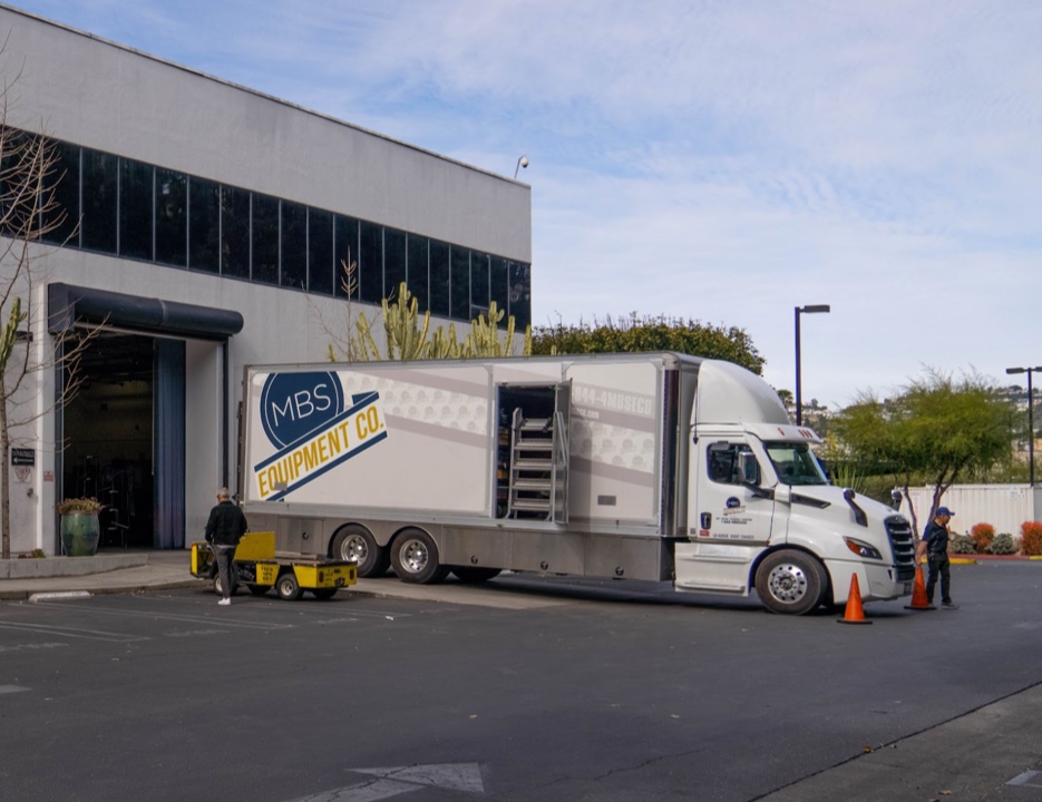 TVC LA Services Transportation MBS Equipment Co truck