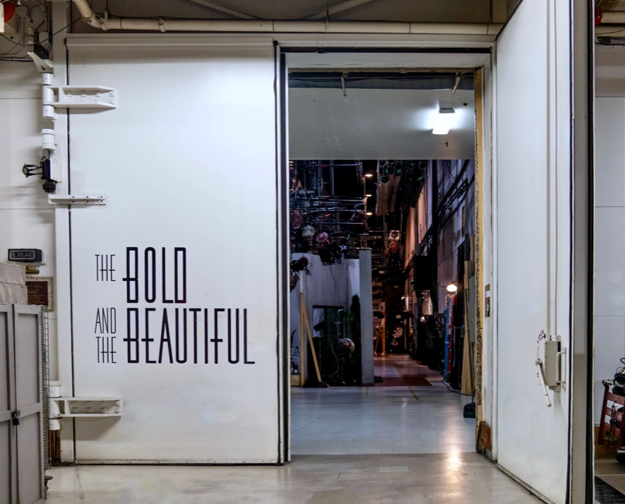 The Bold and the Beautiful set door